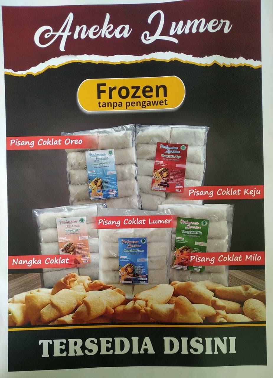 Pisang Coklat lumer AIS Frozen Food